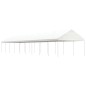 vidaXL Pavillon mit Dach Weiß 20,07x4,08x3,22 m Polyethylen vidaXL Pavillon mit Dach Weiß 20,07x4,08x3,22 m Polyethylen