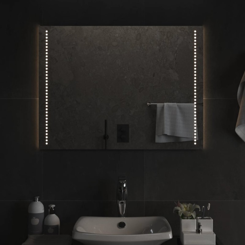 vidaXL LED-Badspiegel 60x80 cm vidaXL LED-Badspiegel 60x80 cm