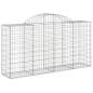 vidaXL Gabionen mit Hochbogen 15 Stk 200x50x100/120cm Verzinktes Eisen vidaXL Gabionen mit Hochbogen 15 Stk 200x50x100/120cm Verzinktes Eisen