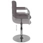 Esszimmerstühle 2 Stk. Drehbar Taupe Stoff Esszimmerstühle 2 Stk. Drehbar Taupe Stoff