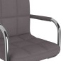 Esszimmerstühle 2 Stk. Drehbar Taupe Stoff Esszimmerstühle 2 Stk. Drehbar Taupe Stoff