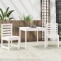 vidaXL 3-tlg. Garten-Bistro-Set Weiß Massivholz Kiefer vidaXL 3-tlg. Garten-Bistro-Set Weiß Massivholz Kiefer