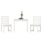 vidaXL 3-tlg. Garten-Bistro-Set Weiß Massivholz Kiefer vidaXL 3-tlg. Garten-Bistro-Set Weiß Massivholz Kiefer
