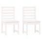 vidaXL 3-tlg. Garten-Bistro-Set Weiß Massivholz Kiefer vidaXL 3-tlg. Garten-Bistro-Set Weiß Massivholz Kiefer