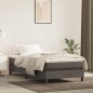 vidaXL Boxspringbett mit Matratze Dunkelgrau 80x200 cm Samt vidaXL Boxspringbett mit Matratze Dunkelgrau 80x200 cm Samt
