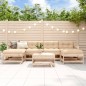 vidaXL 7-tlg. Garten-Lounge-Set mit Kissen Massivholz vidaXL 7-tlg. Garten-Lounge-Set mit Kissen Massivholz