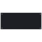 vidaXL Küchenrückwand Schwarz 100x40 cm Hartglas vidaXL Küchenrückwand Schwarz 100x40 cm Hartglas