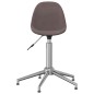 Esszimmerstühle 2 Stk. Drehbar Taupe Stoff Esszimmerstühle 2 Stk. Drehbar Taupe Stoff
