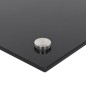 vidaXL Küchenrückwand Schwarz 100x40 cm Hartglas vidaXL Küchenrückwand Schwarz 100x40 cm Hartglas