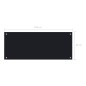 vidaXL Küchenrückwand Schwarz 100x40 cm Hartglas vidaXL Küchenrückwand Schwarz 100x40 cm Hartglas