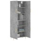 vidaXL Highboard Betongrau 69,5x34x180 cm Holzwerkstoff vidaXL Highboard Betongrau 69,5x34x180 cm Holzwerkstoff