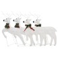 vidaXL LED-Rentiere 4 Stk. Weiß 80 LEDs vidaXL LED-Rentiere 4 Stk. Weiß 80 LEDs