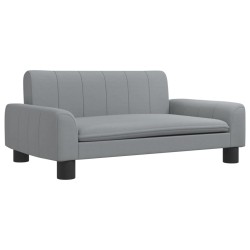 vidaXL Hundebett Hellgrau 70x45x30 cm Stoff