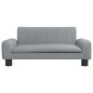 vidaXL Hundebett Hellgrau 70x45x30 cm Stoff vidaXL Hundebett Hellgrau 70x45x30 cm Stoff