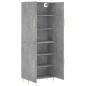 vidaXL Highboard Betongrau 69,5x34x180 cm Holzwerkstoff vidaXL Highboard Betongrau 69,5x34x180 cm Holzwerkstoff