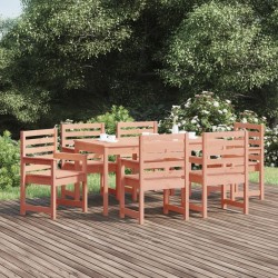 vidaXL 7-tlg. Garten-Essgruppe Massivholz Douglasie