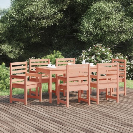 vidaXL 7-tlg. Garten-Essgruppe Massivholz Douglasie