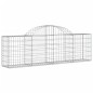 vidaXL Gabionen mit Hochbogen 11 Stk. 200x30x60/80 cm Verzinktes Eisen vidaXL Gabionen mit Hochbogen 11 Stk. 200x30x60/80 cm Verzinktes Eisen
