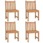vidaXL 5-tlg. Garten-Essgruppe Massivholz Teak vidaXL 5-tlg. Garten-Essgruppe Massivholz Teak