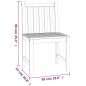vidaXL 5-tlg. Garten-Essgruppe Massivholz Teak vidaXL 5-tlg. Garten-Essgruppe Massivholz Teak