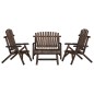 vidaXL 4-tlg. Garten-Lounge-Set Massivholz Fichte vidaXL 4-tlg. Garten-Lounge-Set Massivholz Fichte
