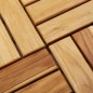 vidaXL Terrassenfliesen 30 Stk. 30x30 cm Massivholz Teak vidaXL Terrassenfliesen 30 Stk. 30x30 cm Massivholz Teak