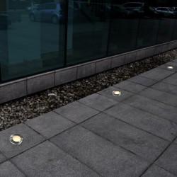 vidaXL Bodeneinbaustrahler Außen 12 Stk. Rund
