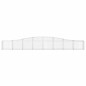 vidaXL Gabionen mit Hochbogen 4 Stk. 400x30x40/60 cm Verzinktes Eisen vidaXL Gabionen mit Hochbogen 4 Stk. 400x30x40/60 cm Verzinktes Eisen