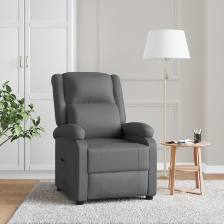 vidaXL Relaxsessel Anthrazit Kunstleder