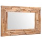 vidaXL Dekorativer Spiegel Teak 90 x 60 cm Rechteckig vidaXL Dekorativer Spiegel Teak 90 x 60 cm Rechteckig