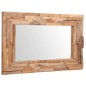 vidaXL Dekorativer Spiegel Teak 90 x 60 cm Rechteckig vidaXL Dekorativer Spiegel Teak 90 x 60 cm Rechteckig
