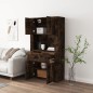 vidaXL Highboard Räuchereiche Holzwerkstoff vidaXL Highboard Räuchereiche Holzwerkstoff
