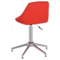 Esszimmerstühle 2 Stk. Drehbar Rot Kunstleder Esszimmerstühle 2 Stk. Drehbar Rot Kunstleder