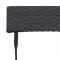 vidaXL Bistrostühle 8 Stk. Klappbar Schwarz Poly Rattan und Stahl vidaXL Bistrostühle 8 Stk. Klappbar Schwarz Poly Rattan und Stahl
