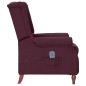 Massagesessel Lila Stoff