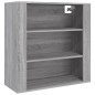 vidaXL Highboard Grau Sonoma Holzwerkstoff vidaXL Highboard Grau Sonoma Holzwerkstoff