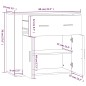 vidaXL Highboard Grau Sonoma Holzwerkstoff vidaXL Highboard Grau Sonoma Holzwerkstoff