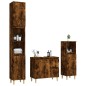 vidaXL 3-tlg. Badmöbel-Set Räuchereiche Holzwerkstoff vidaXL 3-tlg. Badmöbel-Set Räuchereiche Holzwerkstoff