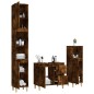 vidaXL 3-tlg. Badmöbel-Set Räuchereiche Holzwerkstoff vidaXL 3-tlg. Badmöbel-Set Räuchereiche Holzwerkstoff