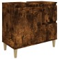 vidaXL 3-tlg. Badmöbel-Set Räuchereiche Holzwerkstoff vidaXL 3-tlg. Badmöbel-Set Räuchereiche Holzwerkstoff