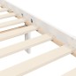 vidaXL Massivholzbett mit Kopfteil Weiß 140x190 cm vidaXL Massivholzbett mit Kopfteil Weiß 140x190 cm