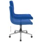 Esszimmerstühle 2 Stk. Drehbar Blau Samt Esszimmerstühle 2 Stk. Drehbar Blau Samt