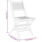 vidaXL 7-tlg. Garten-Essgruppe Massivholz Teak