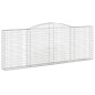 vidaXL Gabionen mit Hochbogen 8 Stk. 400x30x140/160cm Verzinktes Eisen vidaXL Gabionen mit Hochbogen 8 Stk. 400x30x140/160cm Verzinktes Eisen