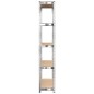 vidaXL Regale mit 5 Böden 4 Stk. Silbern Stahl & Holzwerkstoff vidaXL Regale mit 5 Böden 4 Stk. Silbern Stahl & Holzwerkstoff