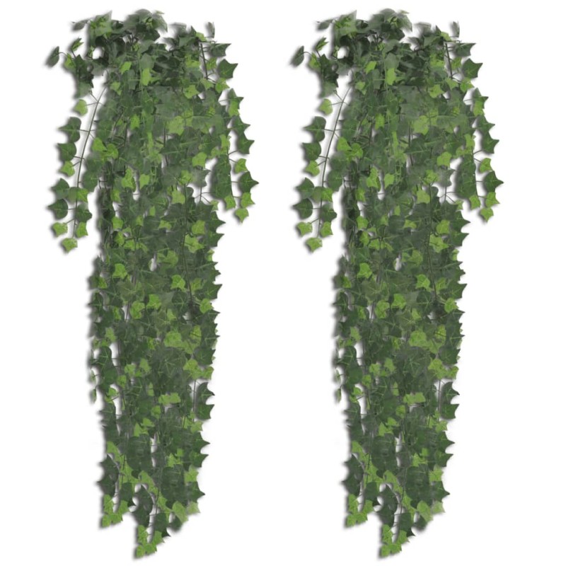 Künstlicher Efeu grün 90 cm 2 Stück Künstlicher Efeu grün 90 cm 2 Stück