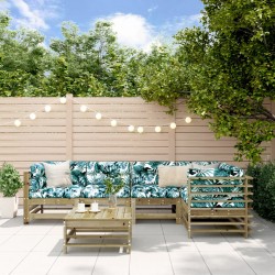 vidaXL 6-tlg. Garten-Lounge-Set mit Kissen Imprägniertes Kiefernholz