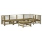 vidaXL 6-tlg. Garten-Lounge-Set mit Kissen Imprägniertes Kiefernholz vidaXL 6-tlg. Garten-Lounge-Set mit Kissen Imprägniertes Kiefernholz