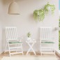 vidaXL Stuhlkissen 2 Stk. Blattmuster 40x40x3 cm Stoff vidaXL Stuhlkissen 2 Stk. Blattmuster 40x40x3 cm Stoff