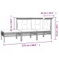 vidaXL 7-tlg. Garten-Lounge-Set mit Kissen Grau Poly Rattan vidaXL 7-tlg. Garten-Lounge-Set mit Kissen Grau Poly Rattan